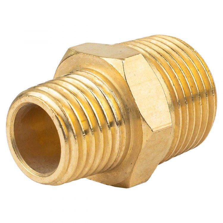 Соединитель резьбовой наруж. резьба 3/8" x 1/4"