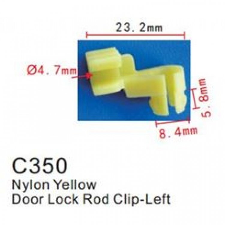 Клипса для крепления внутренней обшивки а/м Тойота пластиковая (100шт/уп.)