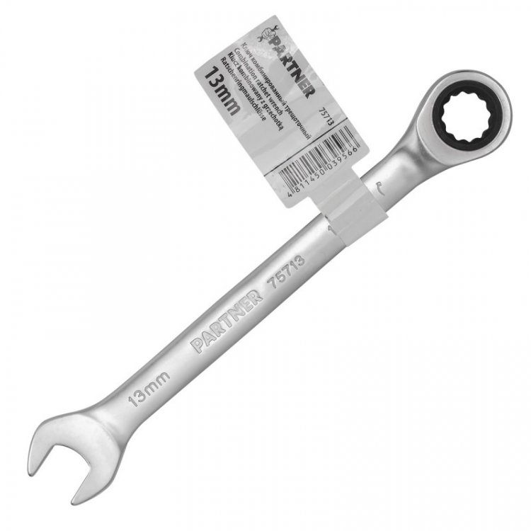 Ключ комбинированный трещоточный 13мм Ключ комбинированный трещоточный 13мм