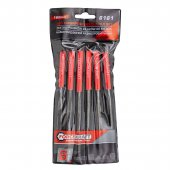 Набор надфилей разнопрофильных 6пр.(L-160мм,Ø4мм),в блистере Набор надфилей разнопрофильных 6пр.(L-160мм,Ø4мм),в блистере