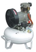 компрессор медицинский безмасляный поршневой 100 л/мин, 8 бар, 0.75 кВт. 220 В, ресивер 24 л.