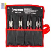 Набор съемников стопорных колец 4пр. (230мм) на полотне Набор съемников стопорных колец 4пр. (230мм) на полотне