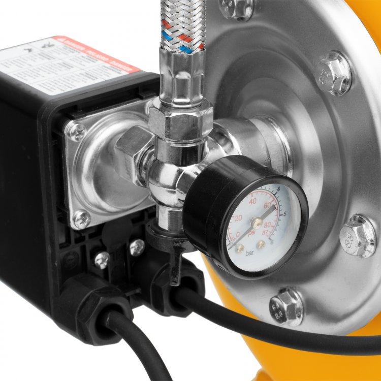 Насосная станция PSL1100X, 1100 Вт, 3600 л/ч, ресивер 50 л, напор 45 м, нержавейка// Denzel Насосная станция PSL1100X, 1100 Вт, 3600 л/ч, ресивер 50 л, напор 45 м, нержавейка// Denzel