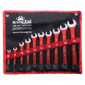 Набор ключей комбинированных 10пр. (6,8,10,12,13,14,15,17,19,22 мм) на полотне Набор ключей комбинированных 10пр. (6,8,10,12,13,14,15,17,19,22 мм) на полотне