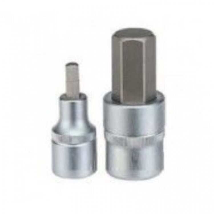 Головка бита 6-гранная 7мм 1/2" (L-100мм)