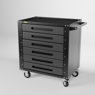 Gt6.grey Тележка инструментальная Garopt 6 ящиков СЕРАЯ, Серия "Low-cost" Gt6.grey Тележка инструментальная Garopt 6 ящиков СЕРАЯ, Серия "Low-cost"