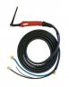 Горелка TIG 20 250A(100%) M12x1, газ 1/4G, вода 3/8G, 4m-с упр. разъемами 2-3-5 рin