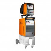 Сварочный полуавтомат Invermig 500E с отдельным МП  - Мощный 500А полуавтомат 2-в-1. Cинергетическая настройка режимов. Мягкий старт. Дожиг проволоки. Напряжение питания: 400В. Сварочный ток 40-490 (ММА) / 30-500 (MIG). Есть режим MMA. Вес источника