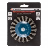 Кордщетка дисковая с хвостовиком для дрели 100мм