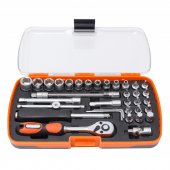 1/4" Набор инструмента 35пр. (4-14мм) 1/4" Набор инструмента 35пр. (4-14мм)