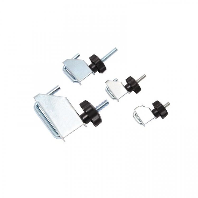 Комплект зажимов для пережатия шлангов (Ø10, Ø15, Ø25, Ø45), 4пр. на блистере