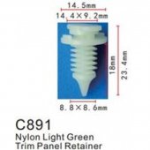 Клипса для крепления внутренней обшивки а/м Крайслер пластиковая (100шт/уп.)