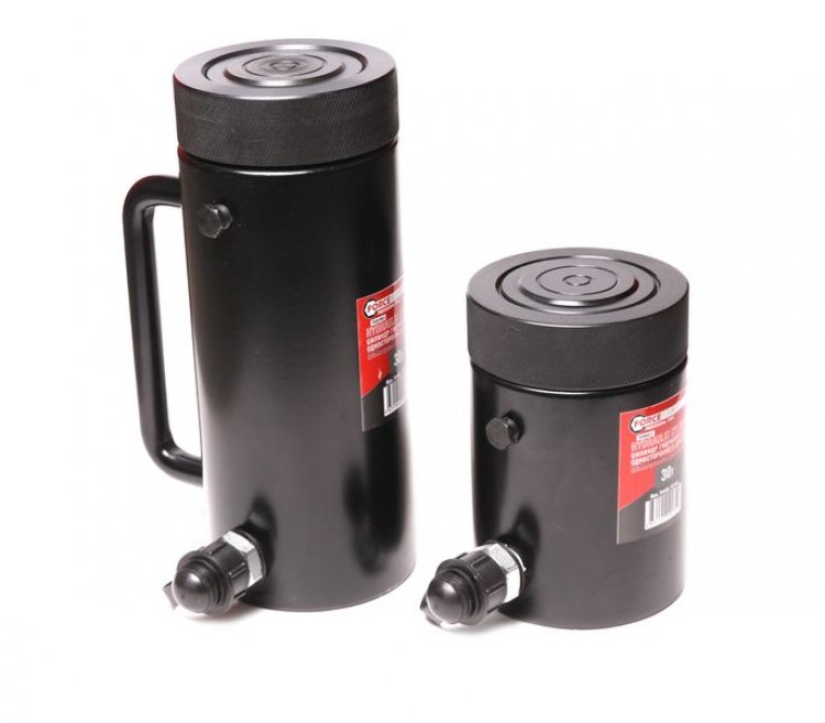 Цилиндр гидравлический с резьбовым штоком и гайкой для механической фиксации 30т (ход штока-50мм, Ø штока-75мм,общий Ø-103мм, L-156мм, 700bar) Цилиндр гидравлический с резьбовым штоком и гайкой для механической фиксации 30т (ход штока-50мм, Ø штока-75мм,общий Ø-103мм, L-156мм, 700bar)