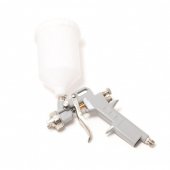 Краскораспылитель с верхним пластиковым бачком (600мл, 1.5мм, 2 bar, 85-113 л/мин, присоед. резьба 1/4") Краскораспылитель с верхним пластиковым бачком (600мл, 1.5мм, 2 bar, 85-113 л/мин, присоед. резьба 1/4")