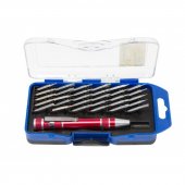 Отвертка-битодержатель магнитная с комплектом бит, 31пр.в пластиковом футляре