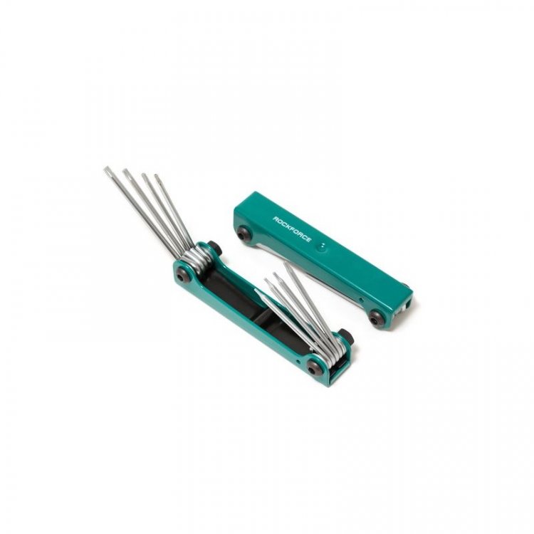 Набор ключей TORX складной 8пр.(T5H-T10H, T15H, T20H c отверстием)