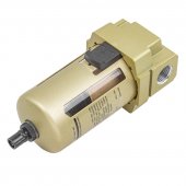 Фильтр воздушный для пневмосистем 3/8" (10Мк, 4000 л/мин, 0-10bar,раб. температура 5°-60°) Фильтр воздушный для пневмосистем 3/8" (10Мк, 4000 л/мин, 0-10bar,раб. температура 5°-60°)