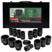 Набор головок ударных 15пр.1" 6гр.(22,24,27,30,32,33,34,36,38,40,41,46,50,55,60) в метал.кейсе Набор головок ударных 15пр.1" 6гр.(22,24,27,30,32,33,34,36,38,40,41,46,50,55,60) в метал.кейсе