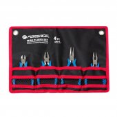 Набор шарнирно-губцевого инструмента мини 4пр. 5"-125мм(бокорезы, плоскогубцы, утконосы прямые/изогнутые), на полотне