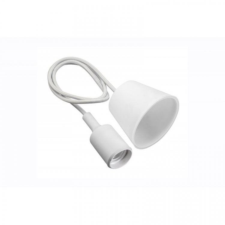 Светильник подвесной MINIO (для ламп Е27, max 60W, IP20, AC220-240V, кабель 1м, белый)