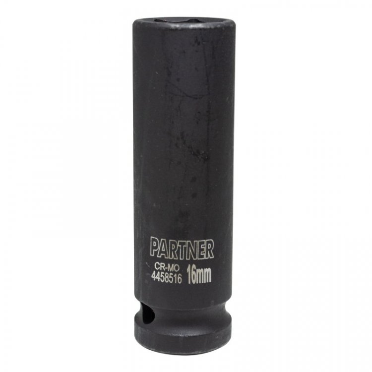 Головка ударная глубокая 16мм (6гр.), 1/2"