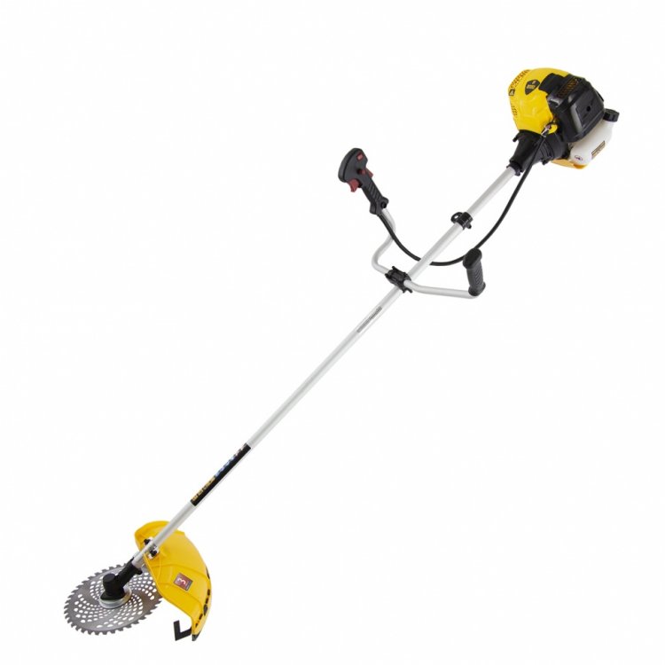 Триммер бензиновый DTL-52, 52 см3, неразъемная штанга, состоит из 2 частей// Denzel