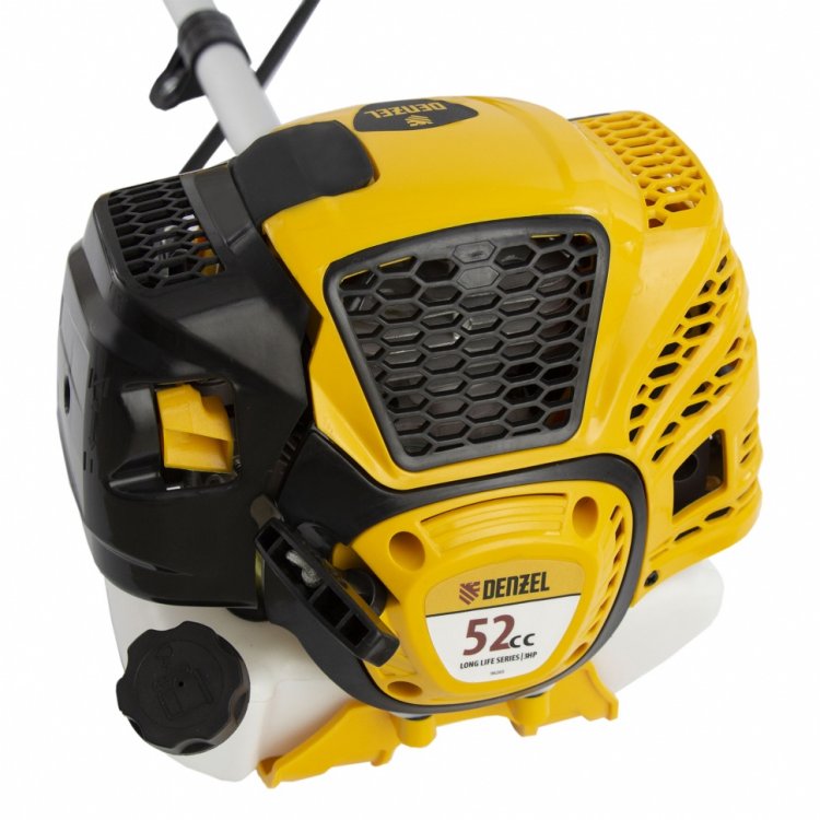 Триммер бензиновый DTL-52, 52 см3, неразъемная штанга, состоит из 2 частей// Denzel