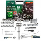 Набор инструментов 108пр. 1/4", 1/2" (6гр.) Набор инструментов 108пр. 1/4", 1/2" (6гр.)