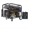 Бензиновый генератор FoxWeld Expert G9500 EW в компл. с блоком автоматики - Тип двигателя: 1-но цилиндровый, 4-тактный, OHV, с принудительным воздушным охлаждением,  Бак, л: 25, Мощность двигателя, л.с./кВт: 19/14 (арт. 8222)