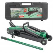 Домкрат подкатной гидравлический 2т ( h min 130мм. h max 380мм) в кейсе Домкрат подкатной гидравлический 2т ( h min 130мм. h max 380мм) в кейсе