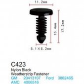 Клипса для крепления внутренней обшивки а/м GM пластиковая (100шт/уп.)