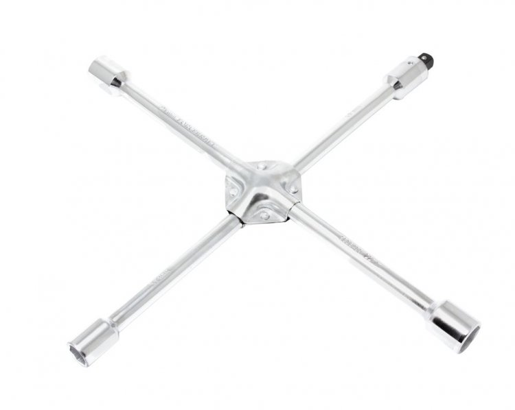 Ключ балонный крестовой 17-19-21"-22 с адаптером 1/2"