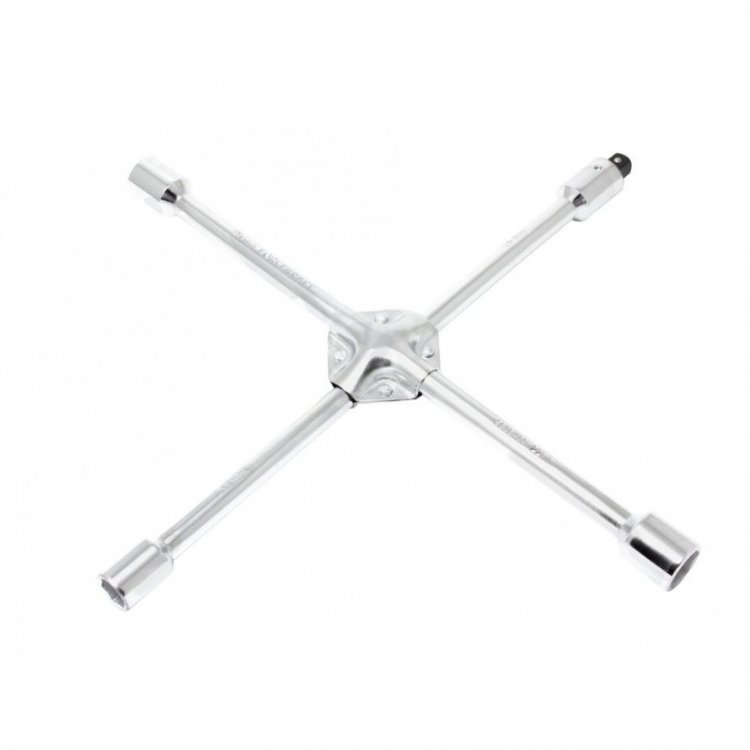 Ключ балонный крестовой 17-19-21"-22 с адаптером 1/2"