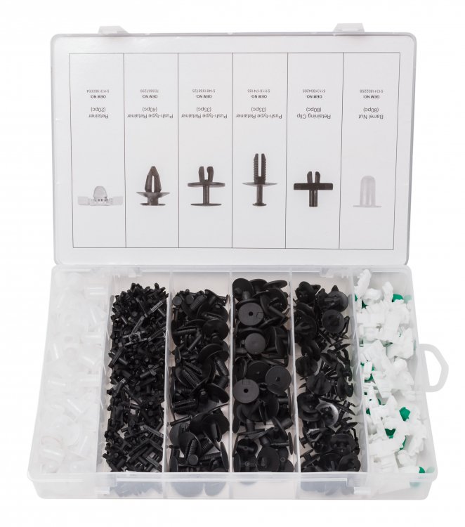 Набор клипс 290пр. (BMW), пластиковом органайзере