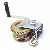 Лебедка ручная ,барабанного типа (стальной трос), 540кг(4,5мм*10м)