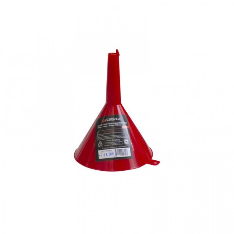 Набор воронок пластмассовых 4 шт.(Ø50мм/75мм/95мм/115мм)