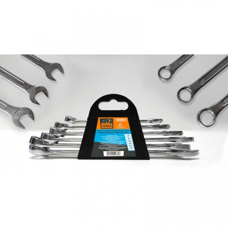 Набор ключей комбинированных 6пр. (6, 8, 10, 12, 13, 14мм).в пластиковом держателе Набор ключей комбинированных 6пр. (6, 8, 10, 12, 13, 14мм).в пластиковом держателе