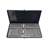 Набор бит с битодержателями, 42пр.10мм(75/30мм; TH:20,25,30,40,45,50,55,60,70; Ribe:М4,М5,М6,М7,М8,М9,М10,М11,М12,М13,М14),в метал. кейсе Набор бит с битодержателями, 42пр.10мм(75/30мм; TH:20,25,30,40,45,50,55,60,70; Ribe:М4,М5,М6,М7,М8,М9,М10,М11,М12,М13,М14),в метал. кейсе