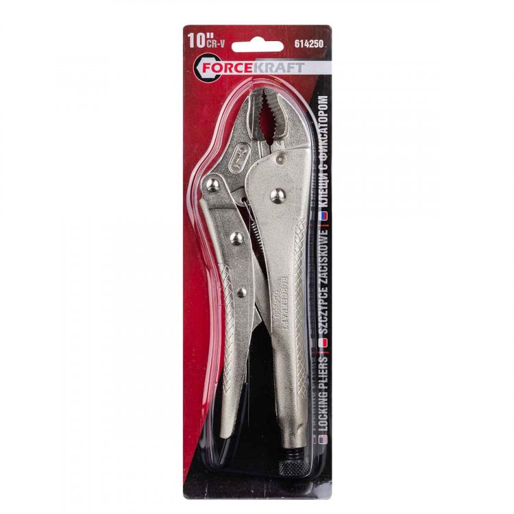 Зажим гейферный "овальными губками" "Profi" 10"-250мм, в блистер Зажим гейферный "овальными губками" "Profi" 10"-250мм, в блистер