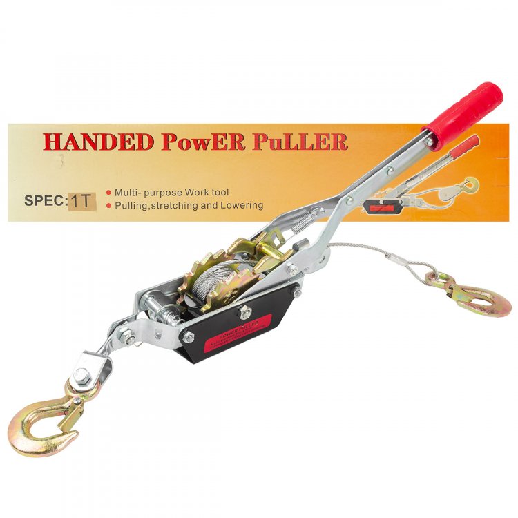 Лебедка рычажная 1т (диаметр троса - 5мм, длина - 2.2м) Лебедка рычажная 1т (диаметр троса - 5мм, длина - 2.2м)