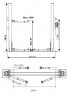 Подъемник двухстоечный электрогидравлический Brann T4 Basic (380B)