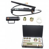 Набор гидравлического оборудования для кузовных работ, 20т,(насос, цилиндр + комплект удлинителей и надставок), в двух металлических кейсах