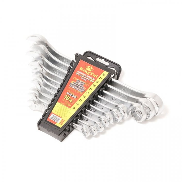 Набор ключей комбинированных 10пр. (10, 12-15, 17, 19, 24, 27, 32мм)в пластиковом держателе