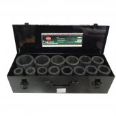 Набор головок ударных глубоких 14пр. 1" (22,24,27,30,32,33,34,36,38,41,46,50,55,60) в метал.кейсе Набор головок ударных глубоких 14пр. 1" (22,24,27,30,32,33,34,36,38,41,46,50,55,60) в метал.кейсе