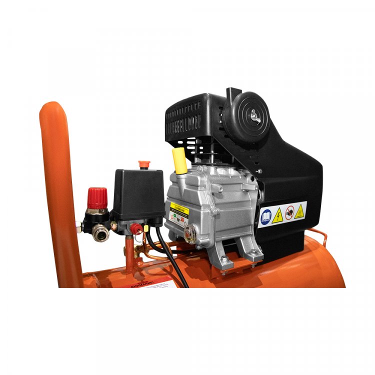 Масляный коаксиальный компрессор AERO 220/50  - (220В, 1,5кВт, 220л/мин, бак 50л, FoxWeld) (арт. 5071)