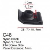 Клипса для крепления внутренней обшивки а/м Тойота пластиковая (100шт/уп.) Клипса для крепления внутренней обшивки а/м Тойота пластиковая (100шт/уп.)