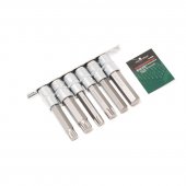 Набор головок-бит разнопрофильных Spline&Torx&Hex, 6 пр. (М14,М16,Т60,Т70,Н14,Н17мм; L-100мм) 1/2", на планке Набор головок-бит разнопрофильных Spline&Torx&Hex, 6 пр. (М14,М16,Т60,Т70,Н14,Н17мм; L-100мм) 1/2", на планке