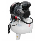 компрессор безмасляный безмасляный медицинский поршневой 150 л/мин, 8 бар, 1.1 кВт. 220 В,  ресивер 24 л.