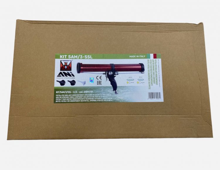 Пневматический пистолет для нанесения герметиков в тубах KIT/SAM/3/SSL 11/A, horex ANI арт. № AH094709 Пневматический пистолет для нанесения герметиков в тубах KIT/SAM/3/SSL 11/A, horex ANI арт. № AH094709