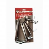 Набор ключей Г-образных 6-гранных, 10пр. (1.5, 2, 2.5, 3-8, 10мм), в блистере